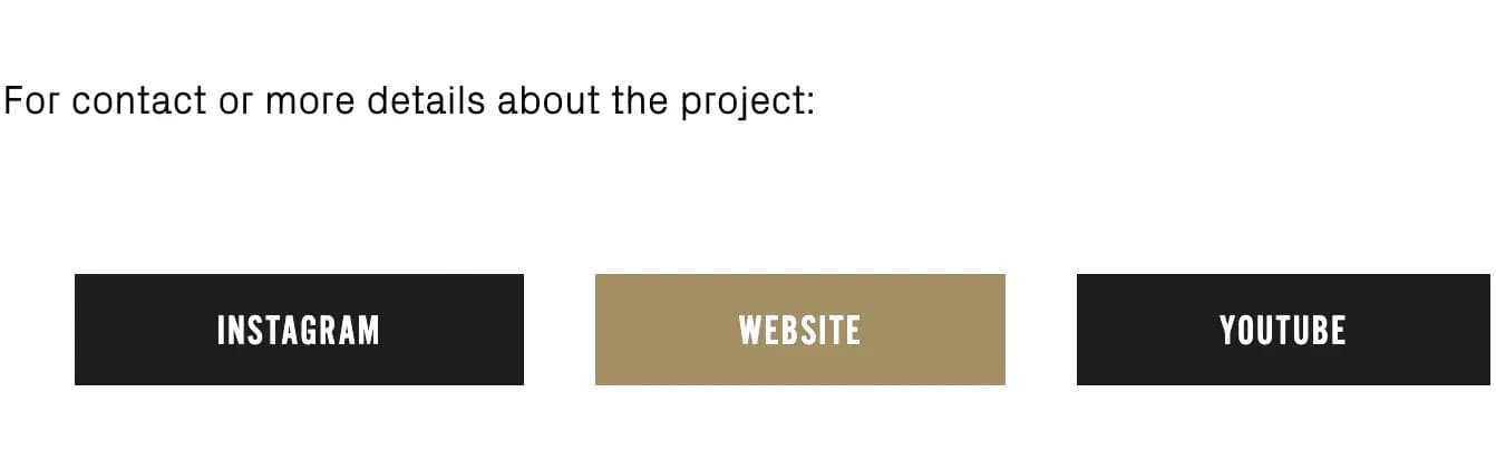 Example of spaced-out buttons