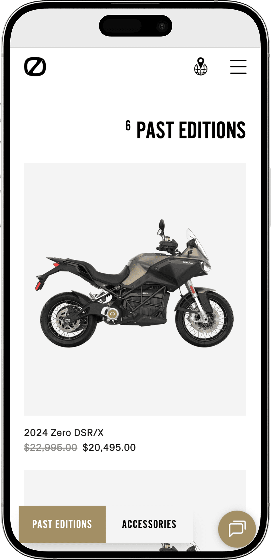 Homepage for the Past Editions section